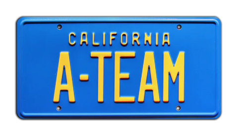 A-Team License plate