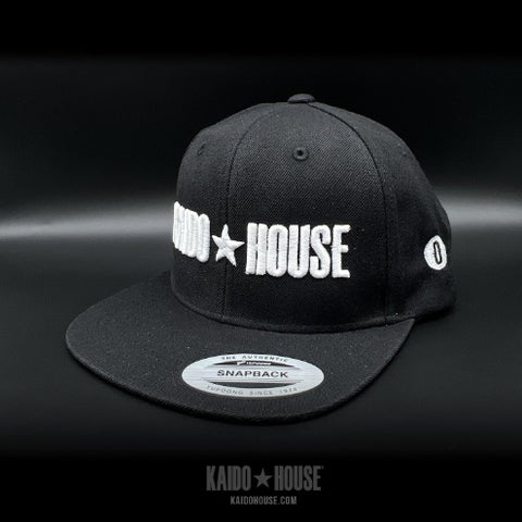 KAIDO puff embroidered snapback hat