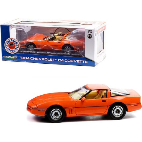 Greenlight 1:18 Scale 1984 Chevrolet Corvette C4 – Hugger Orange