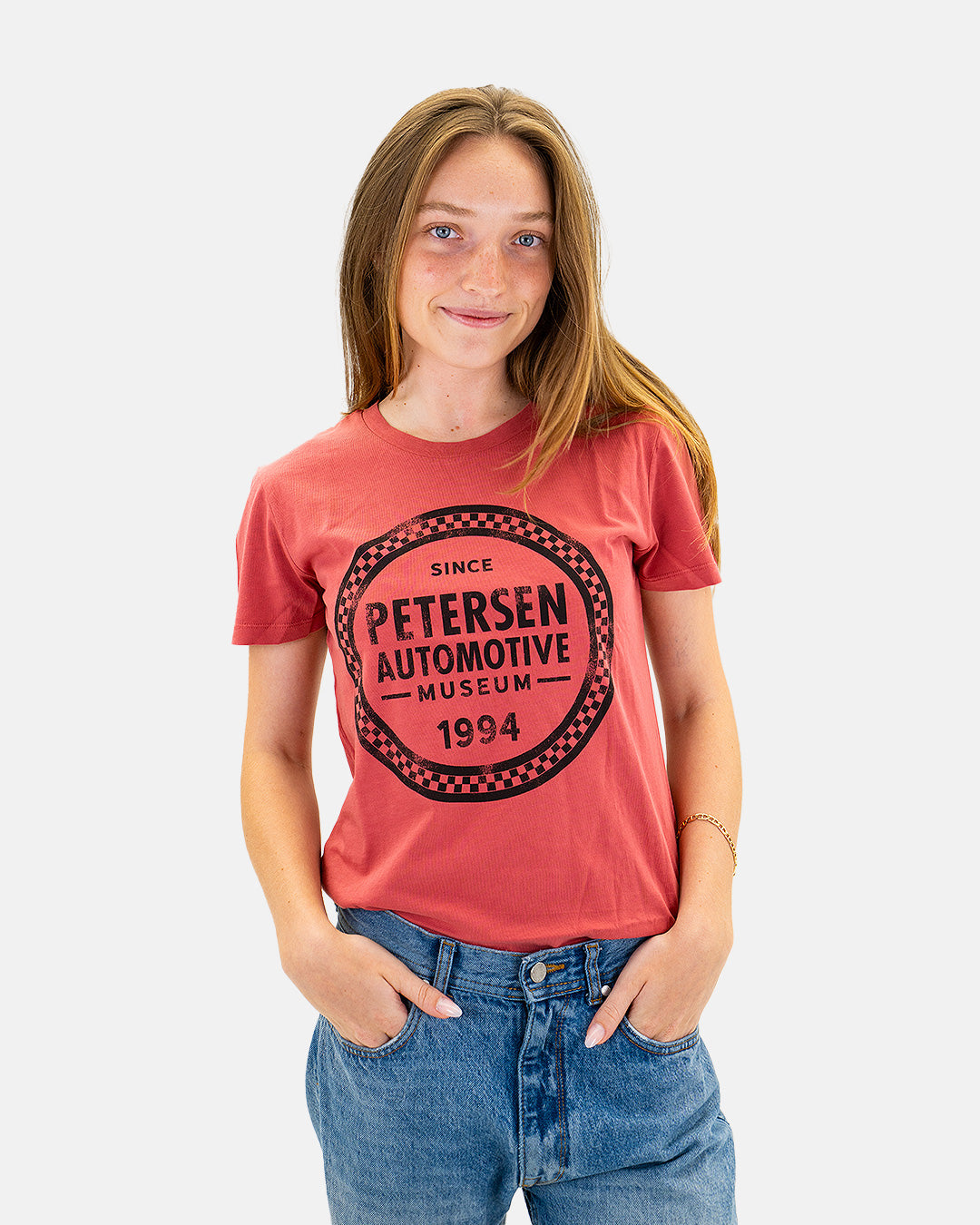 Petersen Women's Tee - Checkered Wheel