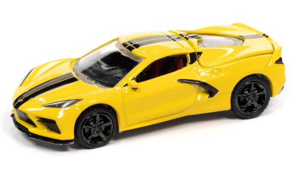 2020 Chevrolet Corvette – Accelerate Yellow with Twin Black Stripes