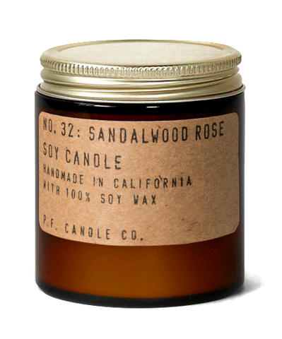 No. 32: Sandalwood Rose Candle by P.F Candle Co.