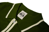 Petersen Museum Knit Polo - Green Button Down