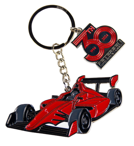 30th Petersen Racing Key Chain