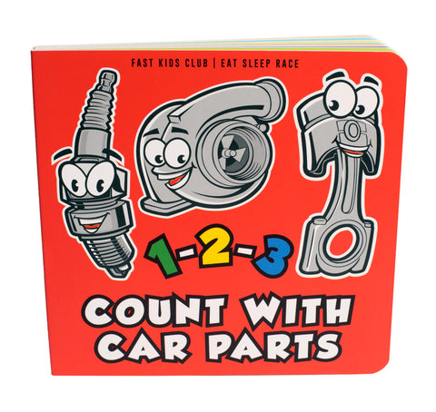 123 Count with Car Parts Book