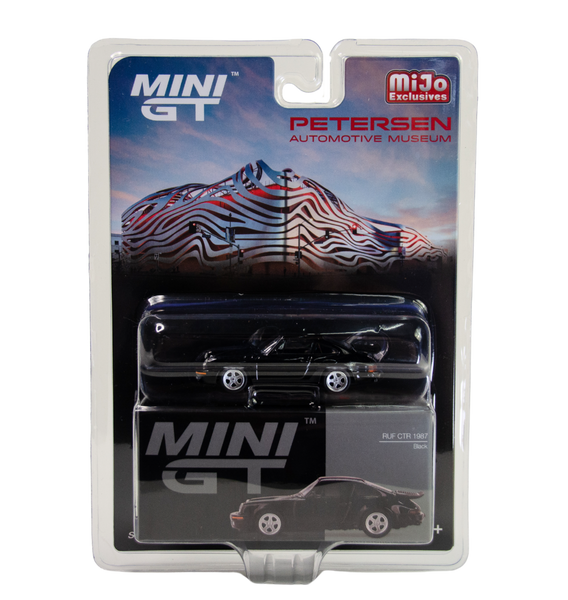 Mini GT 1:64 RUF CTR 1987 – Black – Petersen Exclusive