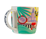 LA PALM LEAF 12 OZ MUG