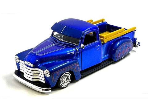 Maisto 1:24 1950 Chevrolet 3100 Pickup Truck Lowrider – Candy Blue