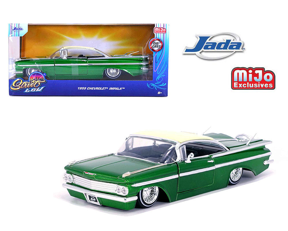 Jada 1:24 1959 Chevrolet Impala SS Lowrider Wire Wheels – Two-Tone 