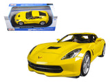 Maisto 1:18 2014 Chevrolet Corvette C7 Stingray - Yellow
