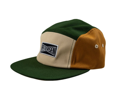 Petersen Hat - Five Panel Green and Oaks