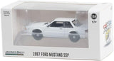 1:64 Hot Pursuit - 1987-93 Ford Mustang SSP - White (Hobby Exclusive)