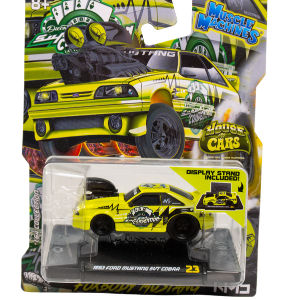 Diecast SuperCon Cars- 1:64 1993 Foxbody Mustang Muscle Machine Lime Green