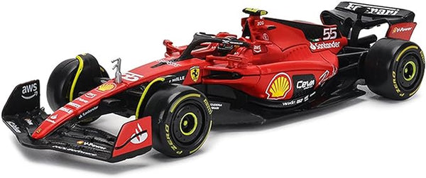 Bburago 1:24 Race F1 Ferrari SF-23 #55 Carlos Sainz with Showcase