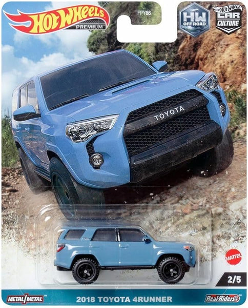 HOT WHEELS OFF ROAD CAR CULTURE- 2018 TOYOTA 4 RUNNER