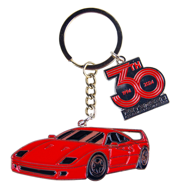 30th Petersen Supercar Key Chain