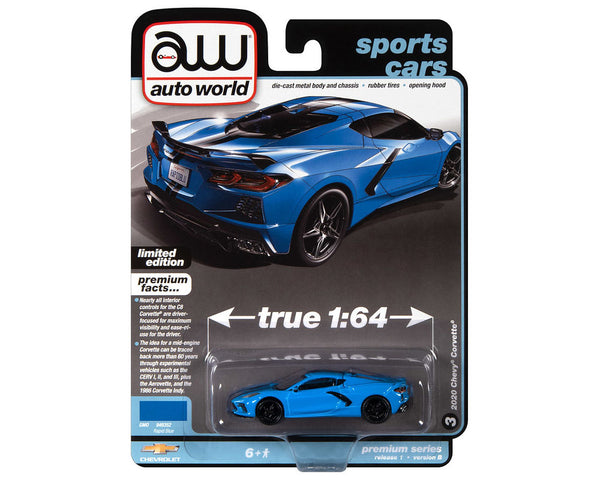 Auto World 2020 Chevrolet Corvette – Rapid Blue