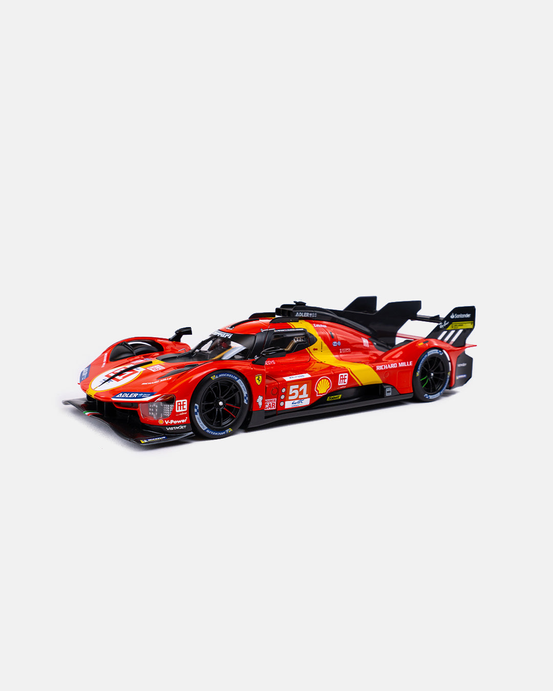 Bburago 1:18 Racing Ferrari 499P LMH 2023 Le Mans Champion