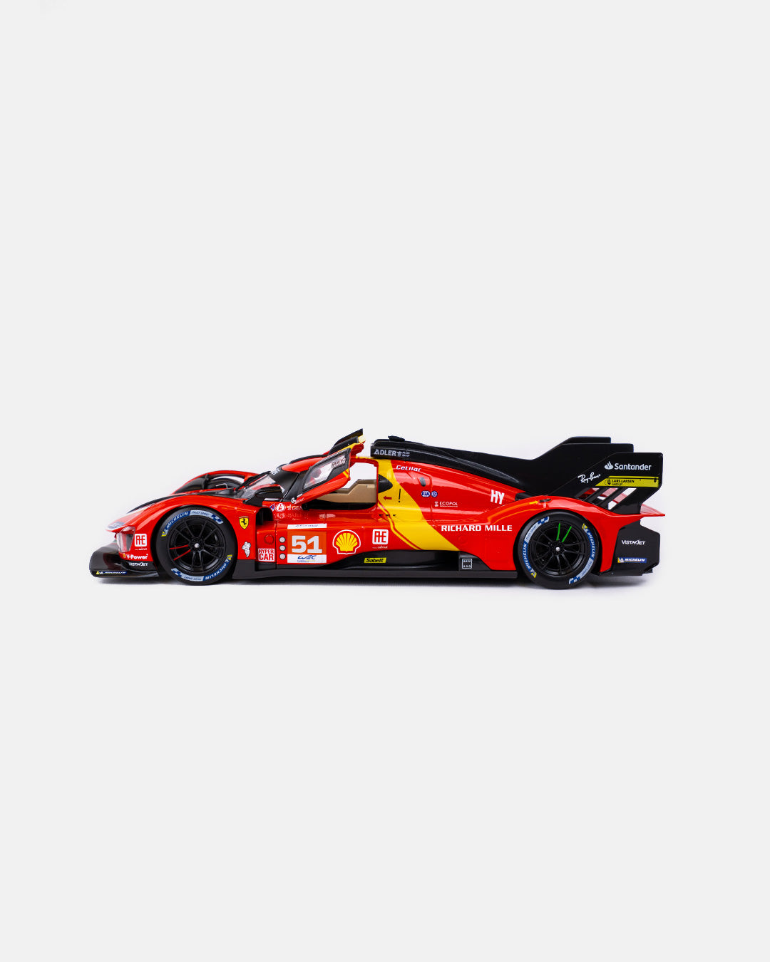 Bburago 1:18 Racing Ferrari 499P LMH 2023 Le Mans Champion