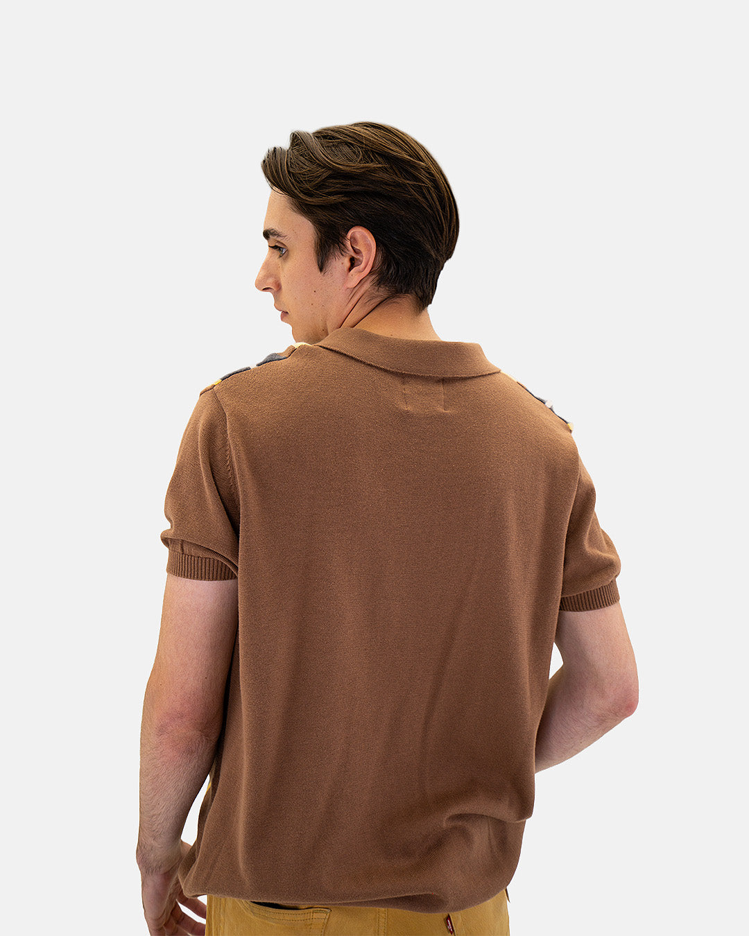 Petersen Museum Knit Polo - Best In Low Brown – Petersen