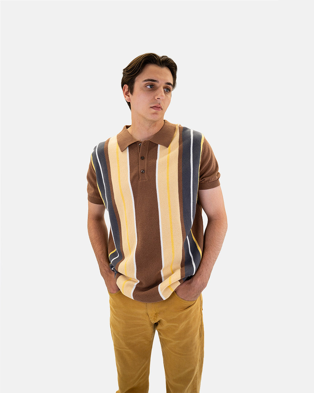 Petersen Museum Knit Polo - Best In Low Brown