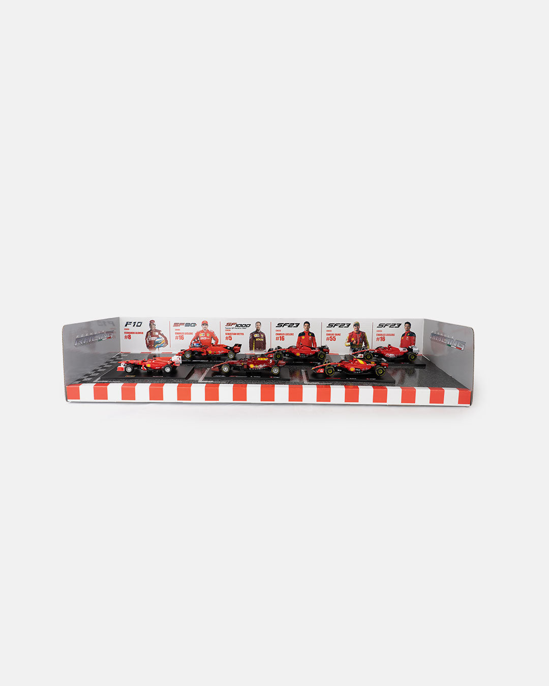 Bburago 1:43 Ferrari Formula Racing Die-cast Model 6-pack