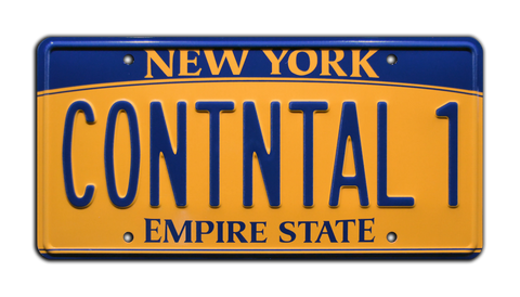 Continental License Plate