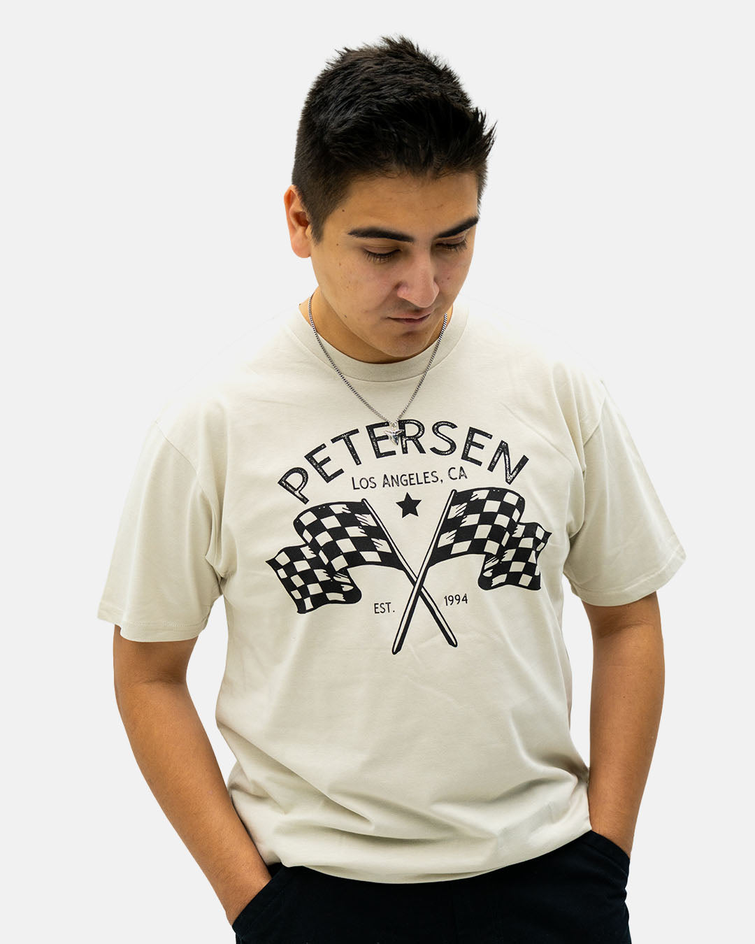 Petersen Tee - Checkered Flags