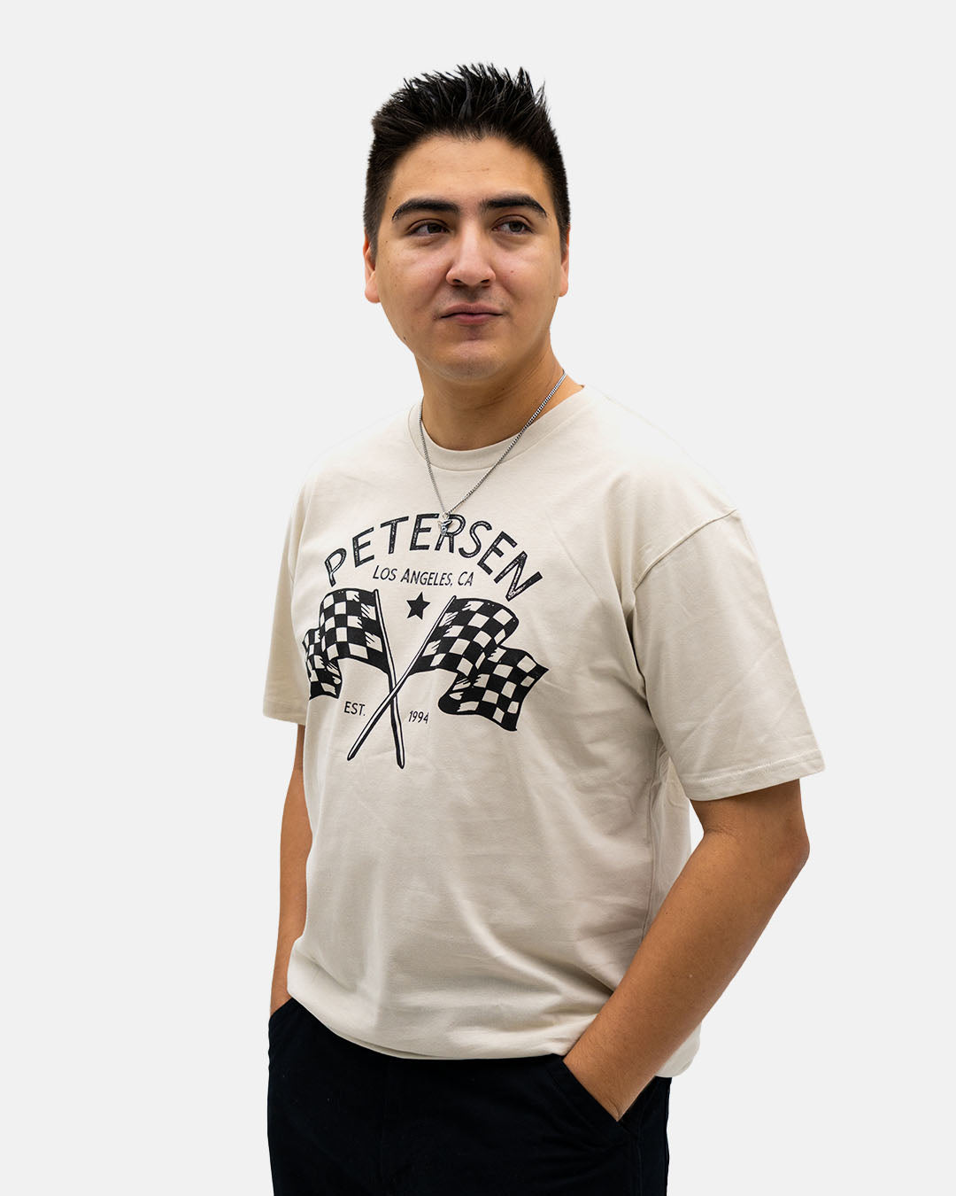 Petersen Tee - Checkered Flags