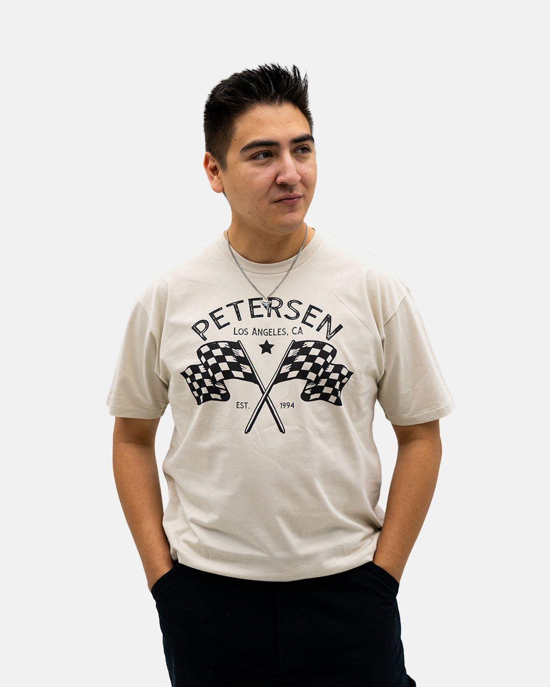 Petersen Tee - Checkered Flags