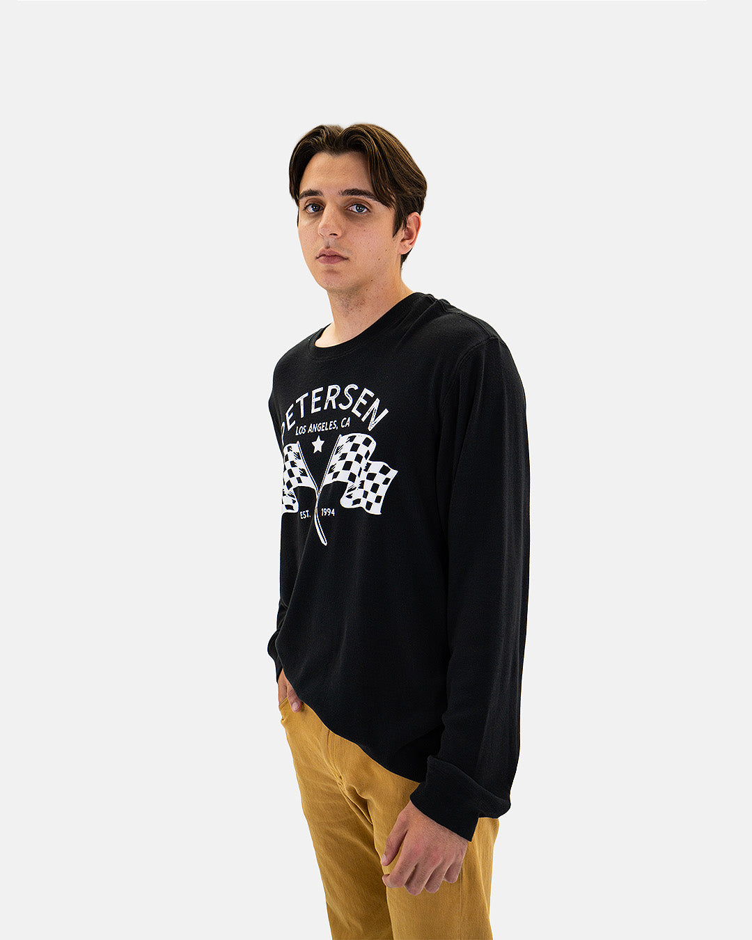 Petersen Tee - Checkered Flags Thermal LS Tee