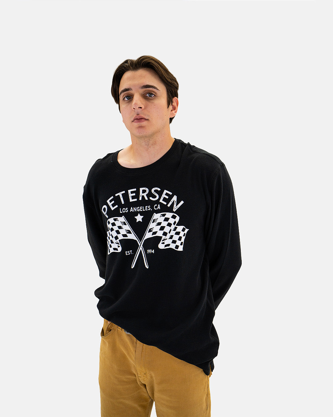 Petersen Tee - Checkered Flags Thermal LS Tee