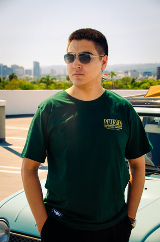 Petersen Tee- Green Checker Starting Line Tee