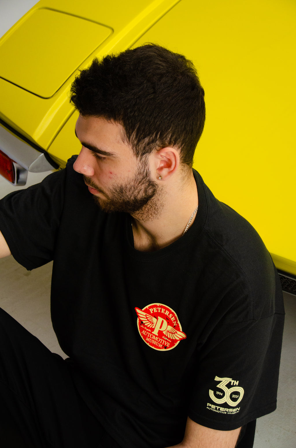 Petersen Tee - Flying "P" in Black
