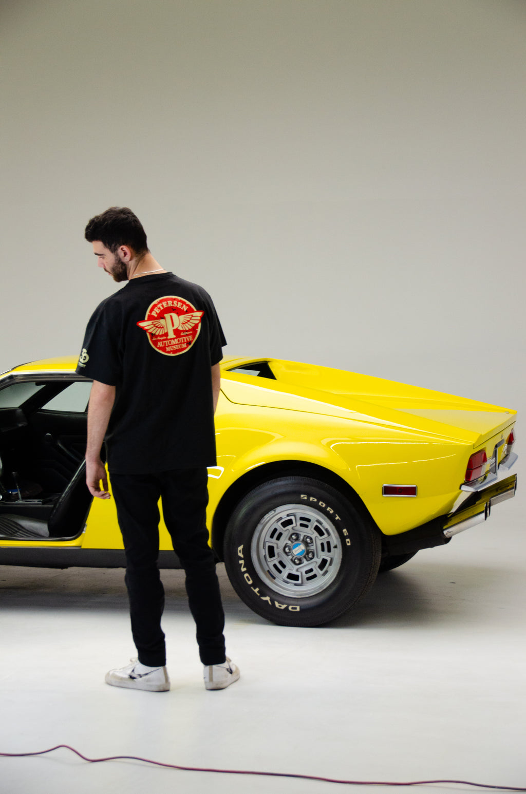 Petersen Tee - Flying "P" in Black