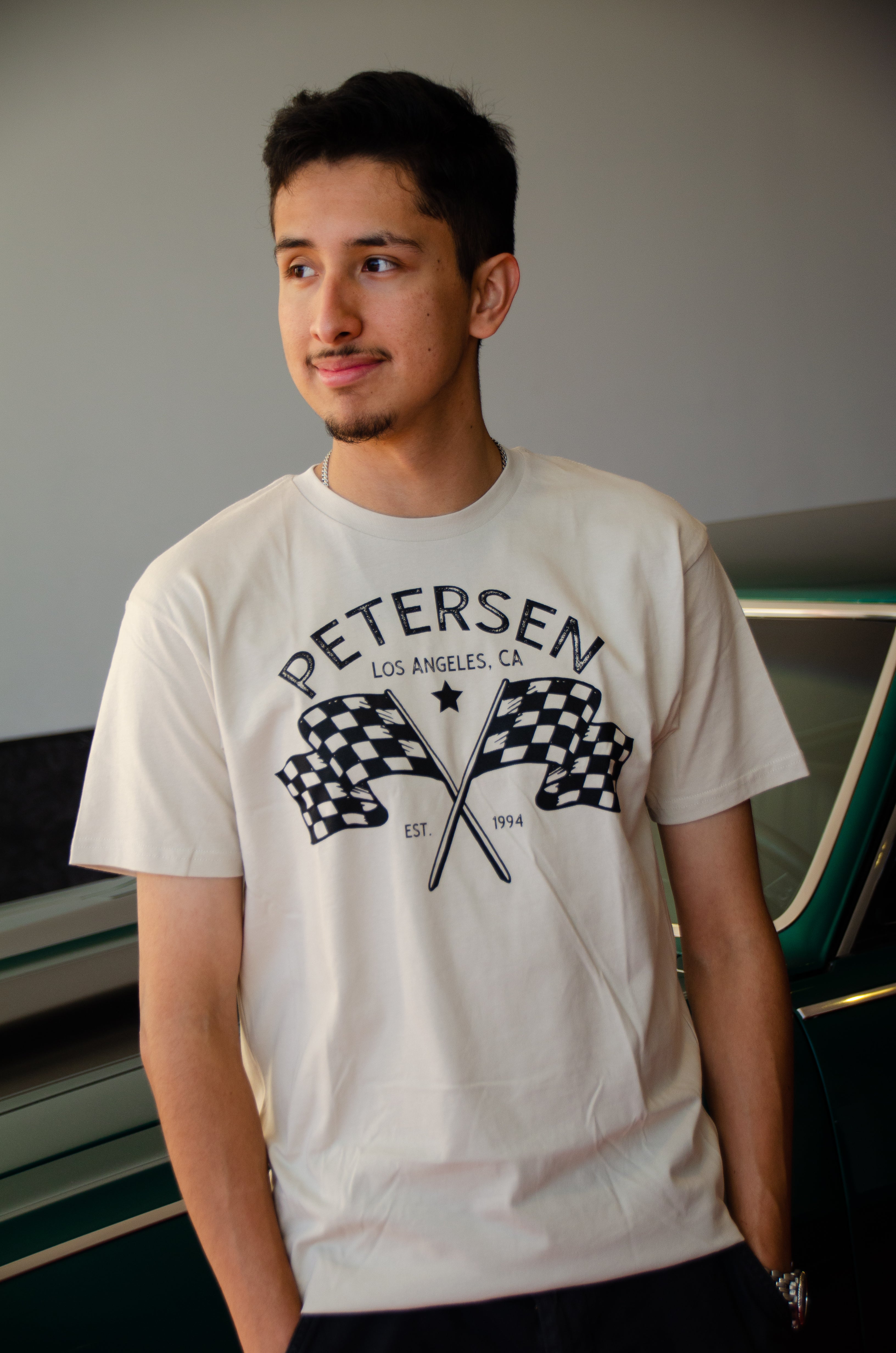 Petersen Tee - Checkered Flags