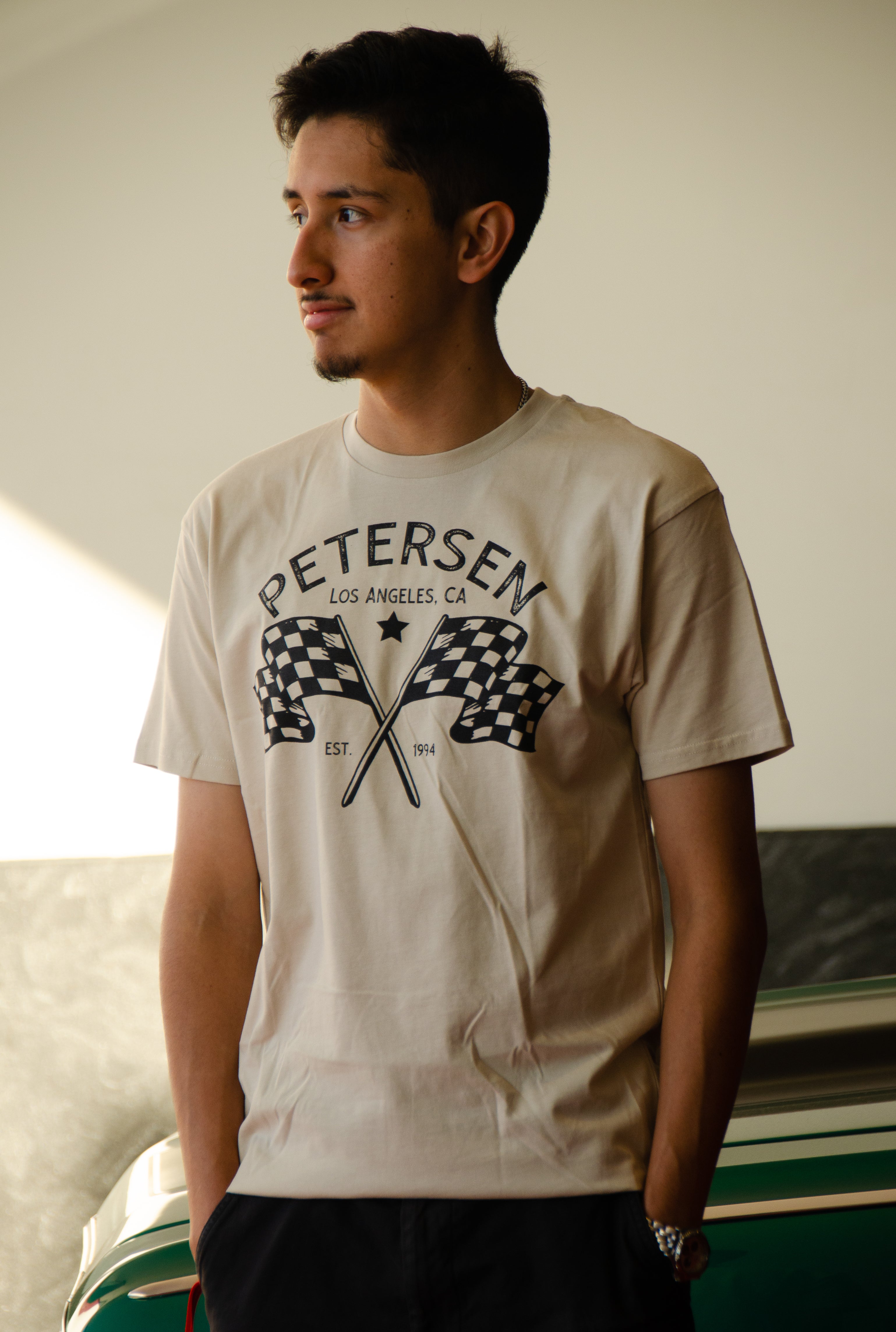 Petersen Tee - Checkered Flags