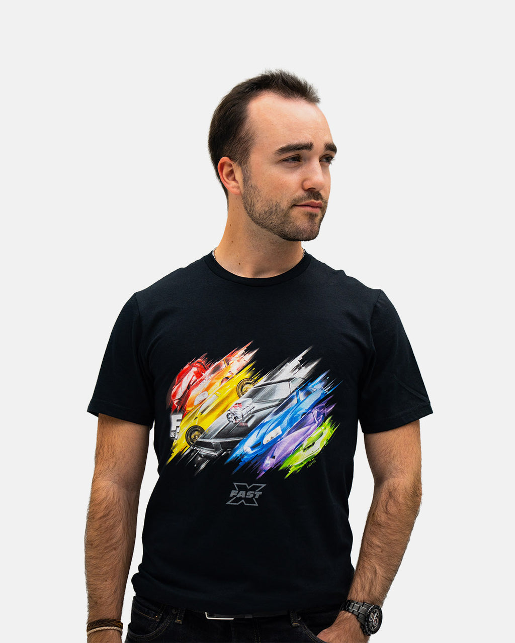 F&F Car Line Up Slash Tee