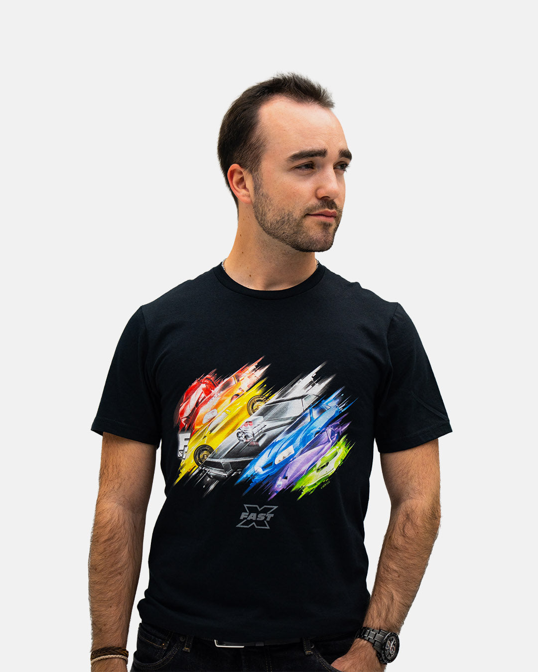 F&F Car Line Up Slash Tee