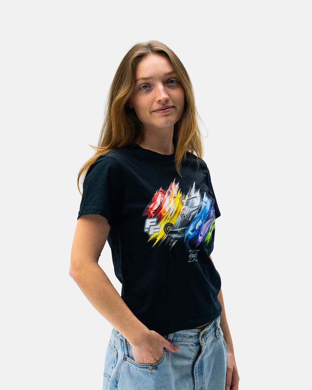 F&F Car Line Up Slash Women's Tee