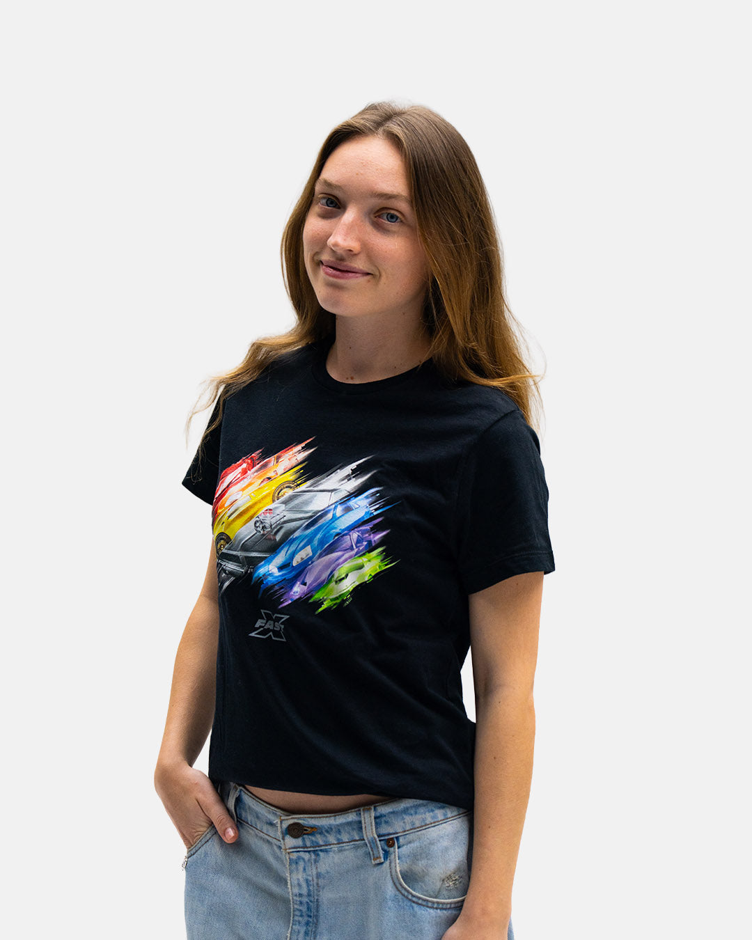 F&F Car Line Up Slash Women's Tee