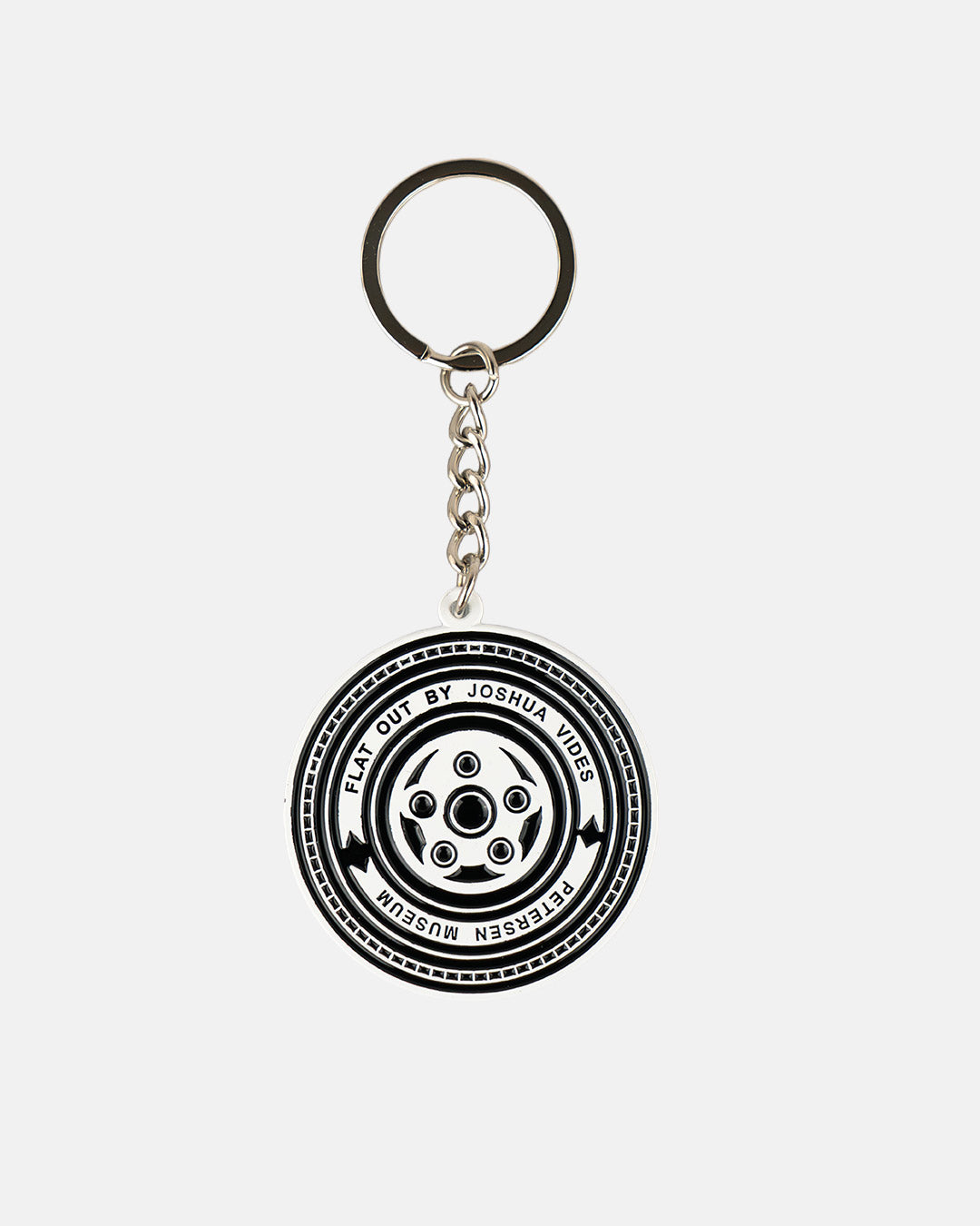 Petersen x Joshua Vides - Flat Out Tire Keychain