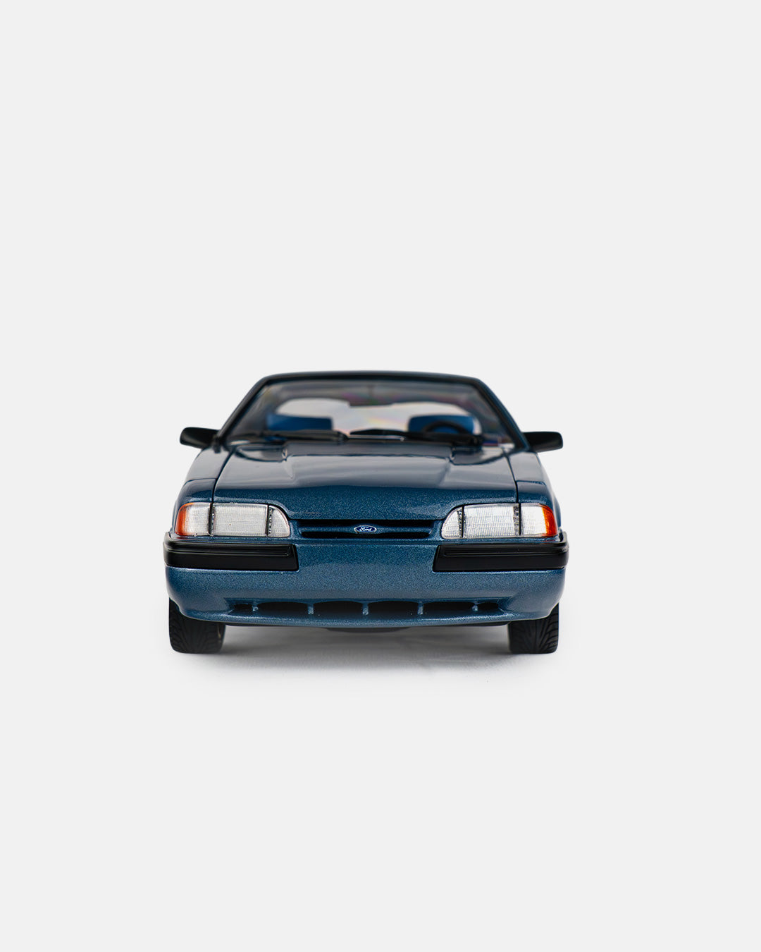 Greenlight - 1:18 GMP Detroit Speed, Inc. 1989 Ford Mustang 5.0 LX Medium Shadow Blue with Custom 7 Spoke Wheels