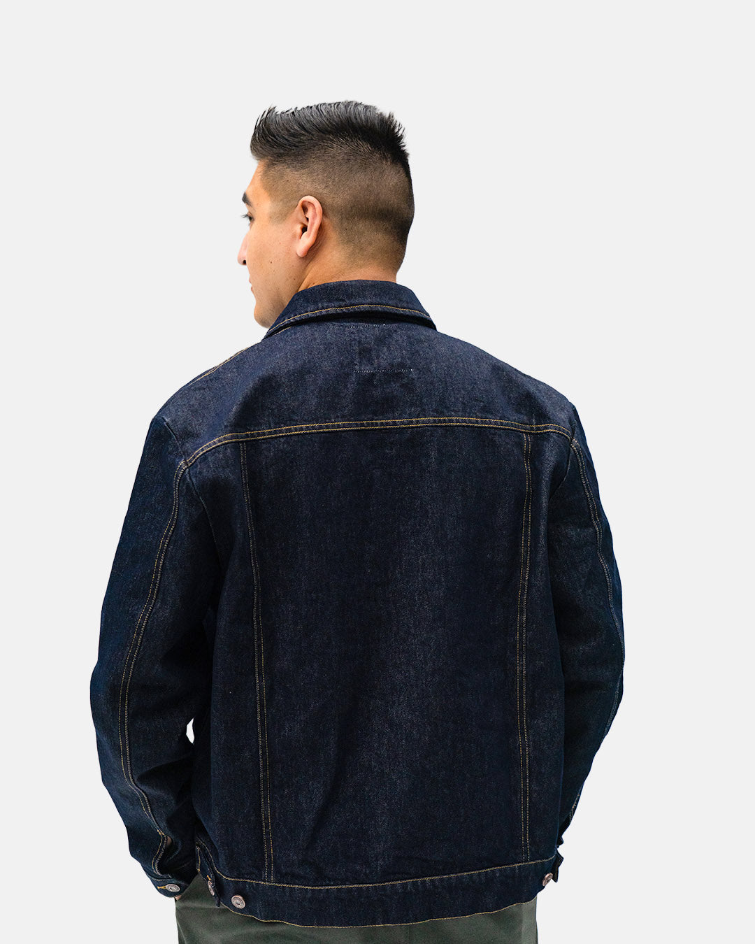 Petersen Jacket - Blue Denim Trucker Jacket – Petersen Automotive