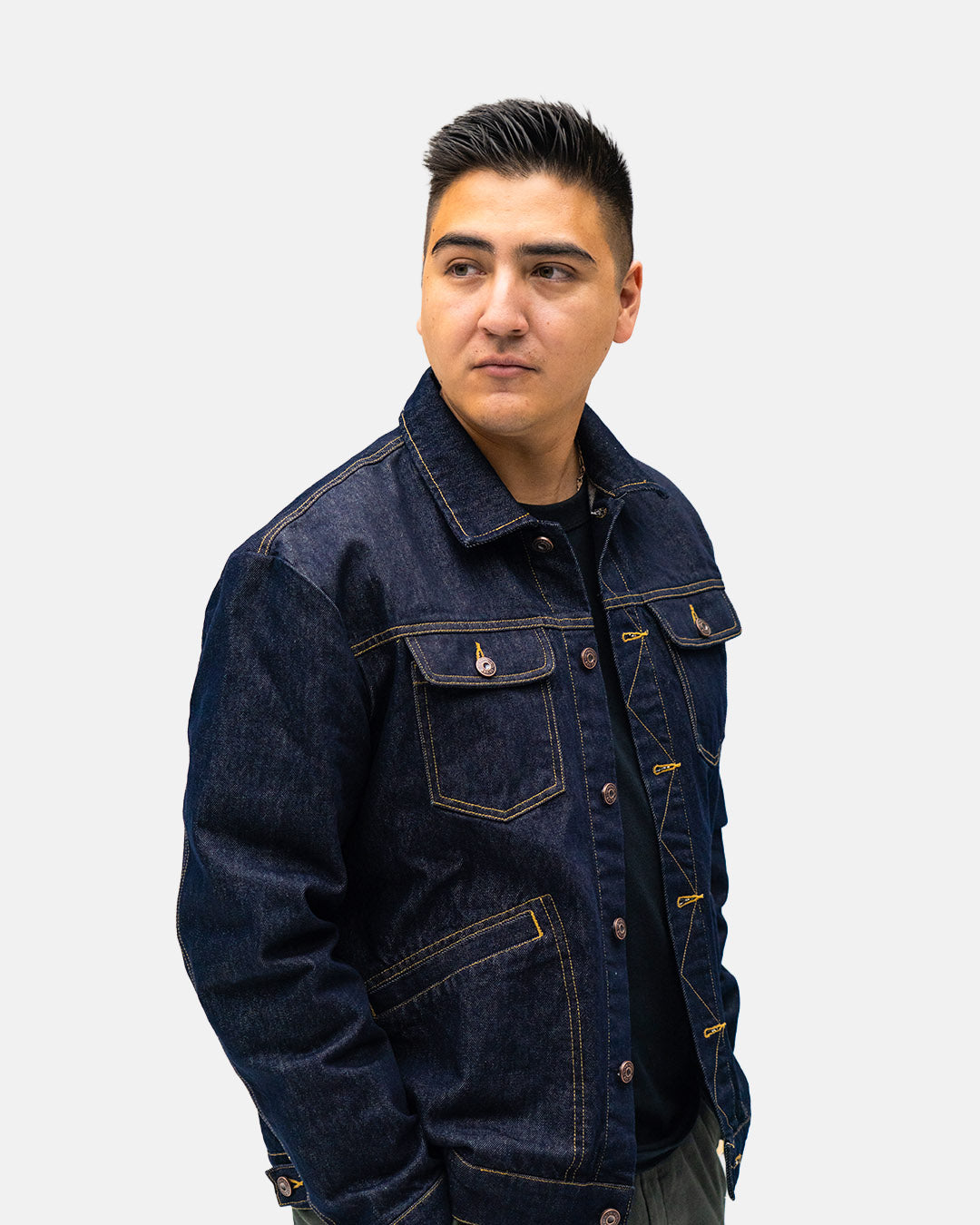 Petersen Jacket - Blue Denim Trucker Jacket – Petersen Automotive