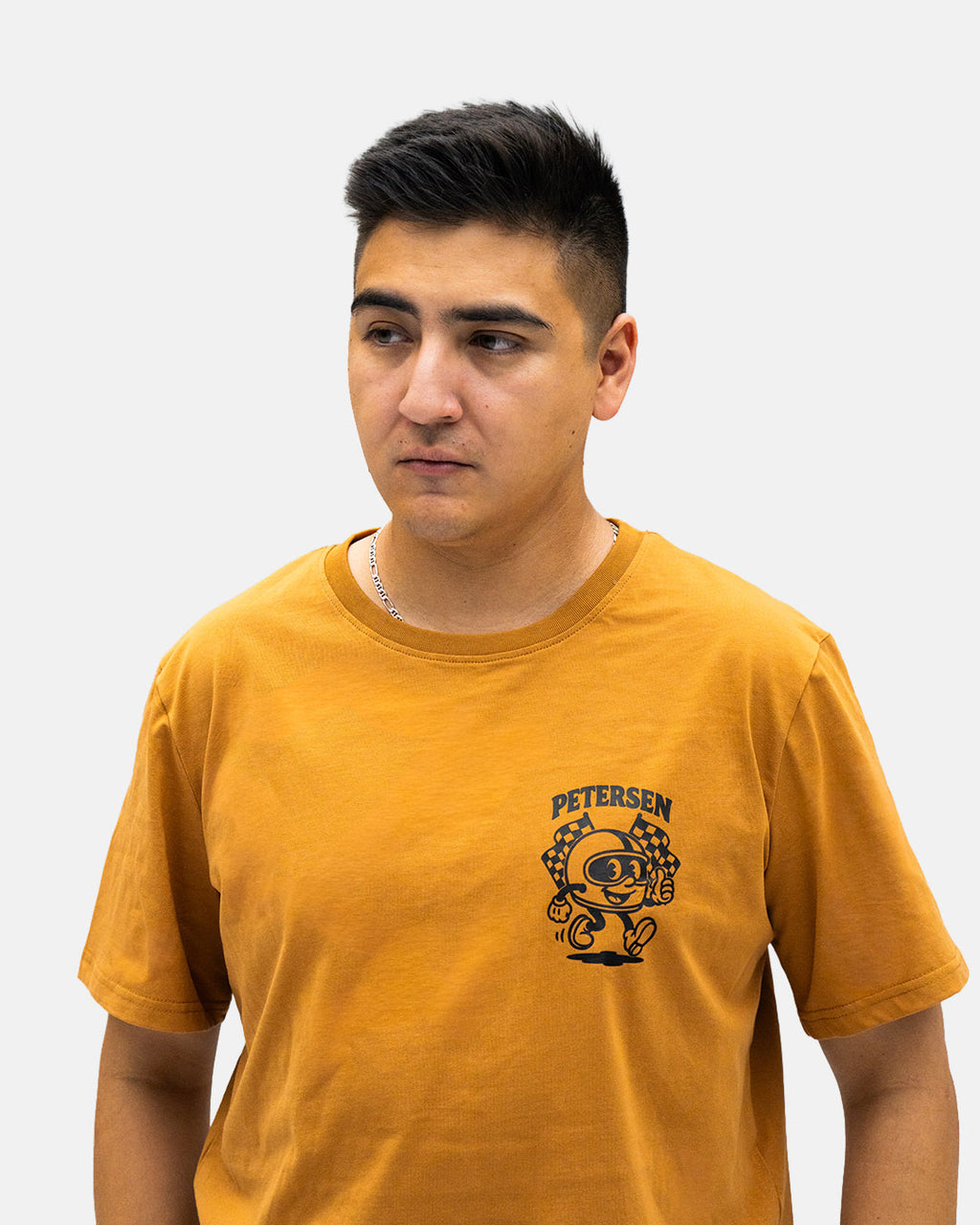 Petersen Tee- Driving Mascot Ochre