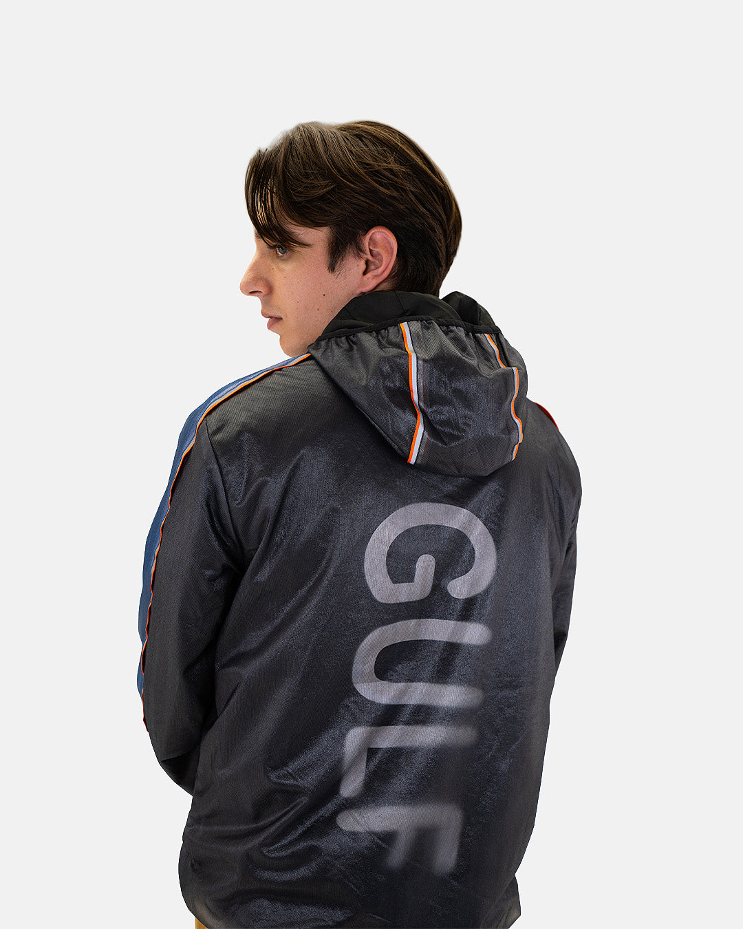 Gulf Carbon Ultralight Hooded Jacket in Black