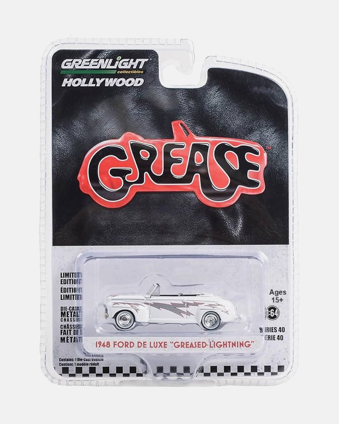 Greenlight - 1:64 Grease 1948 Ford De Luxe Convertible Greased