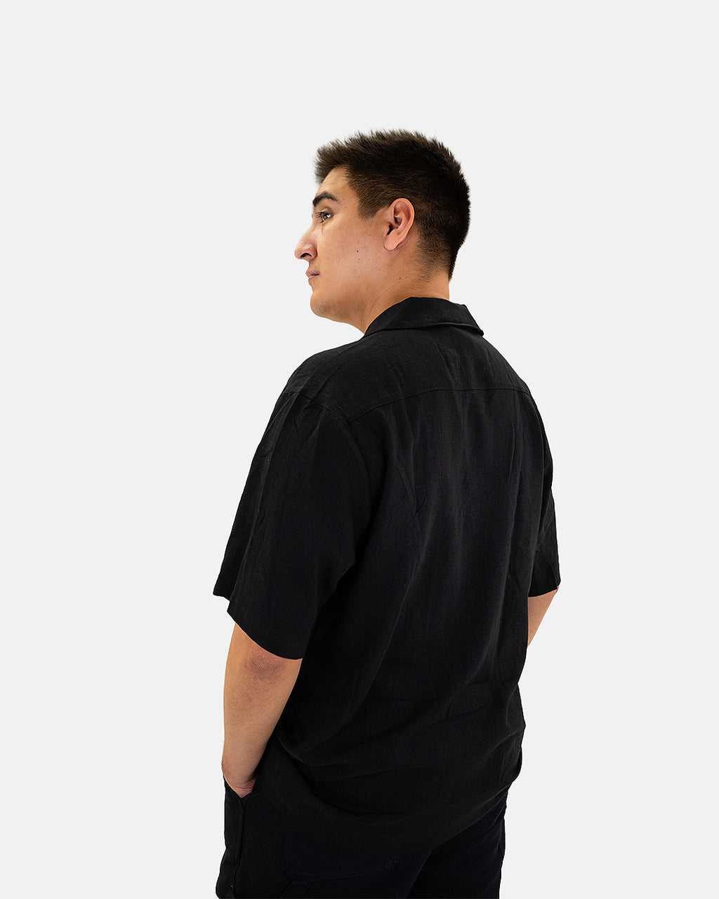 Petersen Guayabera Shirt - Gypsy Rose - Black Edition