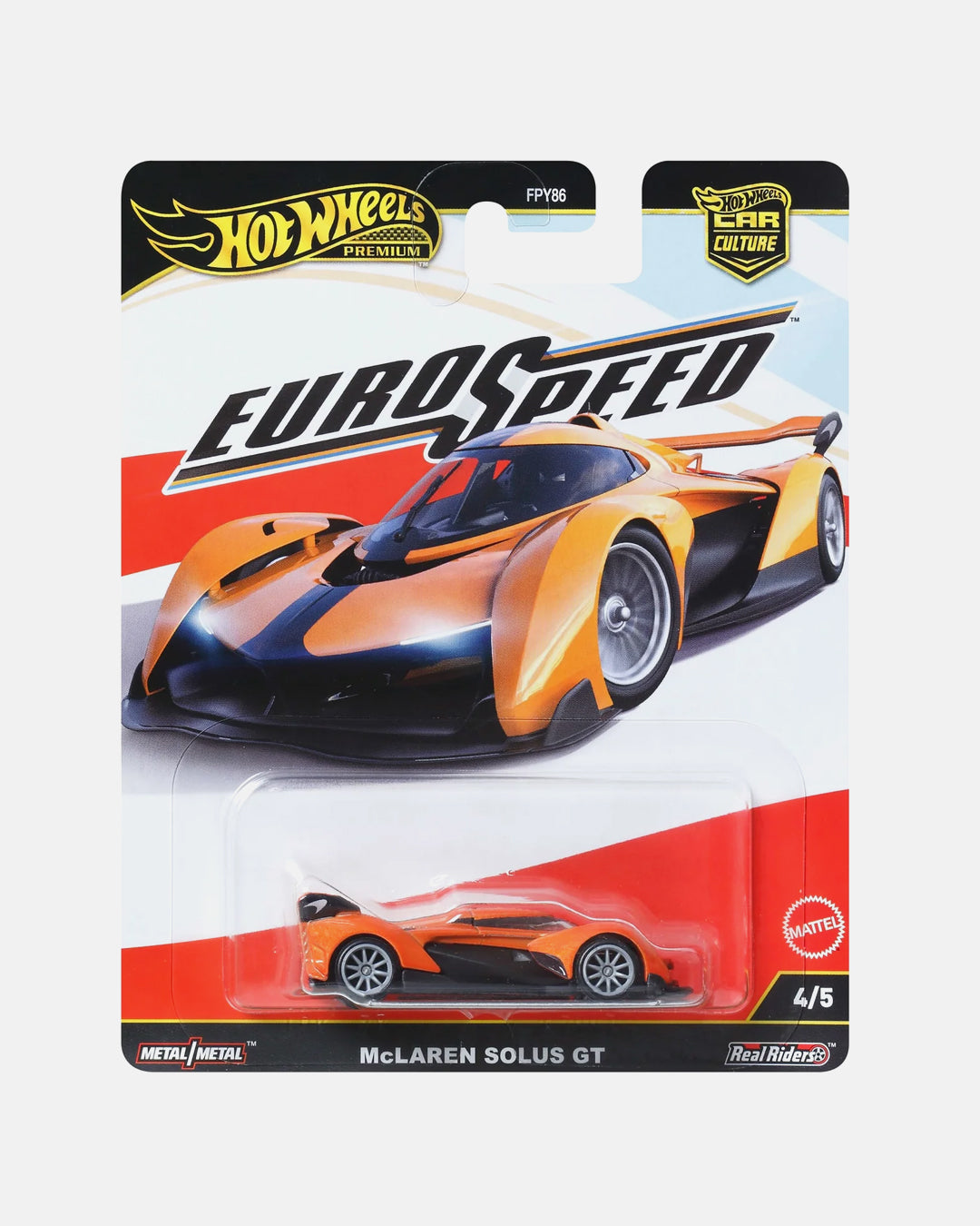 Hot Wheels Car Culture - Euro Speed McLaren Solus GT – Petersen